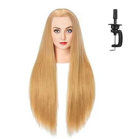 VIVIAN Hair Dummy for Advance Hair Styling Practice, Cutting, Curling and All Other Purposes